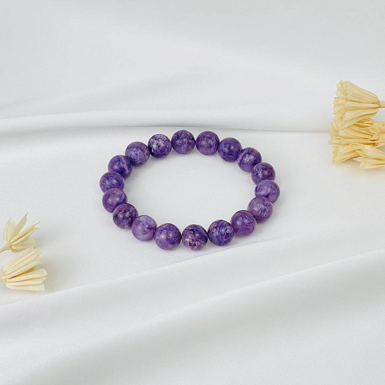 Браслет из Чароита, Артикул: 115891 - изображение товара №3