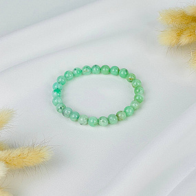 Браслет из Хризопраза, Артикул: 112659 - изображение товара №2