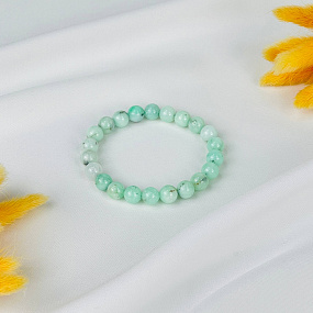 Браслет из Хризопраза, Артикул: 112652 - изображение товара №2