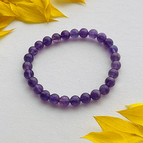 Браслет из Аметиста, Артикул: 078137 - изображение товара №4