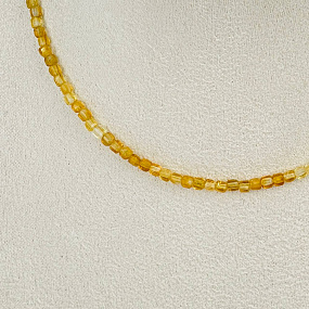 Колье из Цитрина, Артикул: 118548 - изображение товара №2