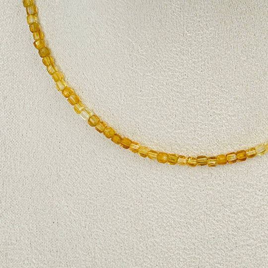 Колье из Цитрина, Артикул: 118548 - изображение товара №2