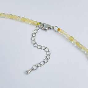 Колье из лиммонного Кварца, Артикул: 118155 - изображение товара №3