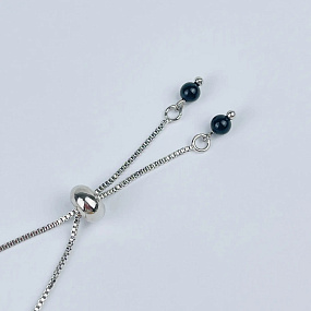 Браслет регулируемый с Агатом, Артикул: 090051 - изображение товара №3