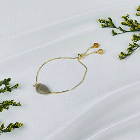 Браслет регулируемый из Агата, Артикул: 118541 - изображение товара №1