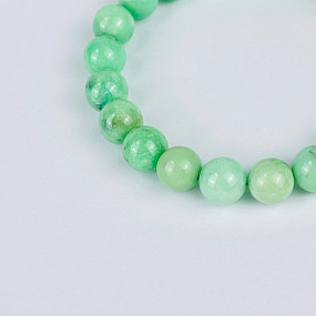 Браслет из Хризопраза, Артикул: 112670 - изображение товара №3