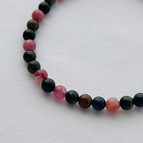 Браслет из Турмалина микс, Артикул: 101189 - изображение товара №4