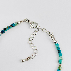 Браслет из Хризоколлы, Артикул: 116825 - изображение товара №4