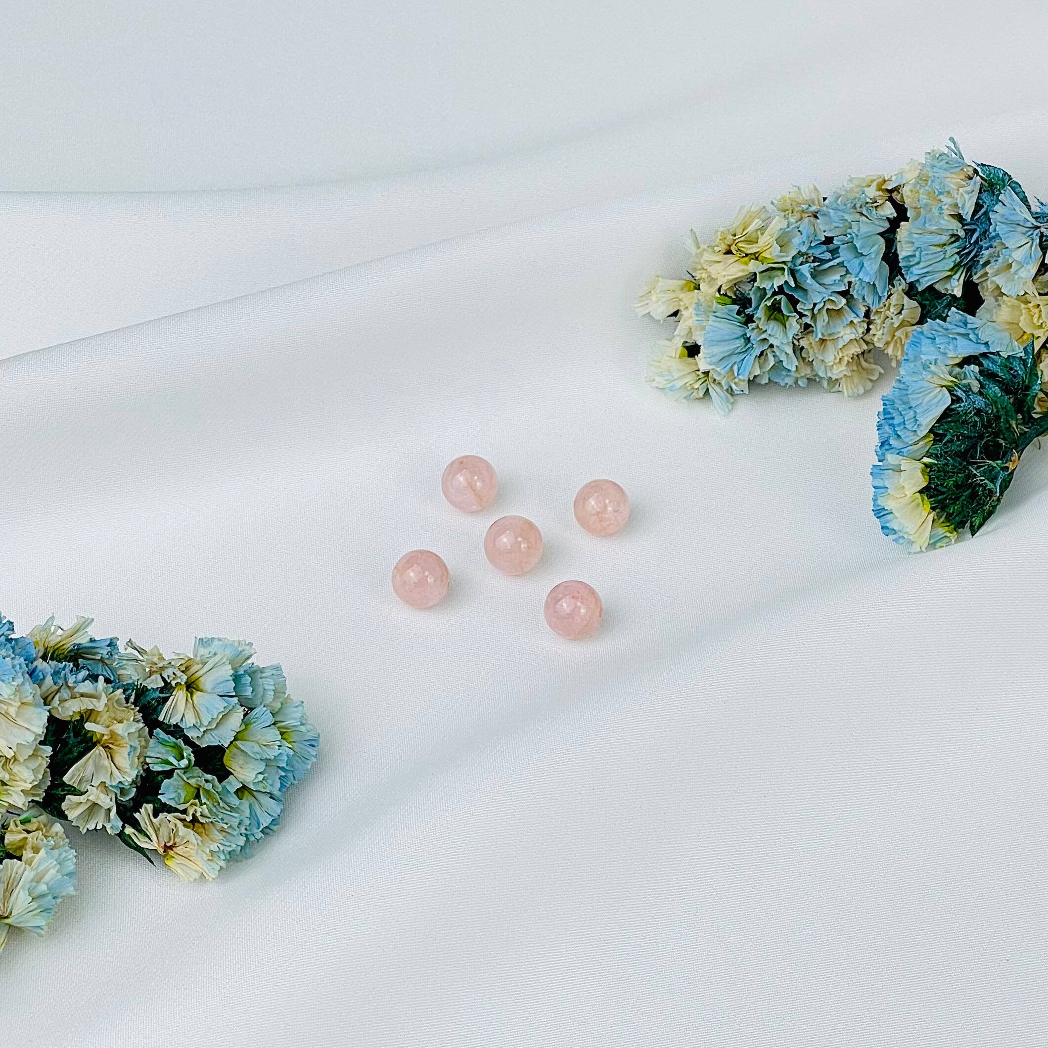 Бусины для украшений из Морганита (5 шт) - изображение товара №1