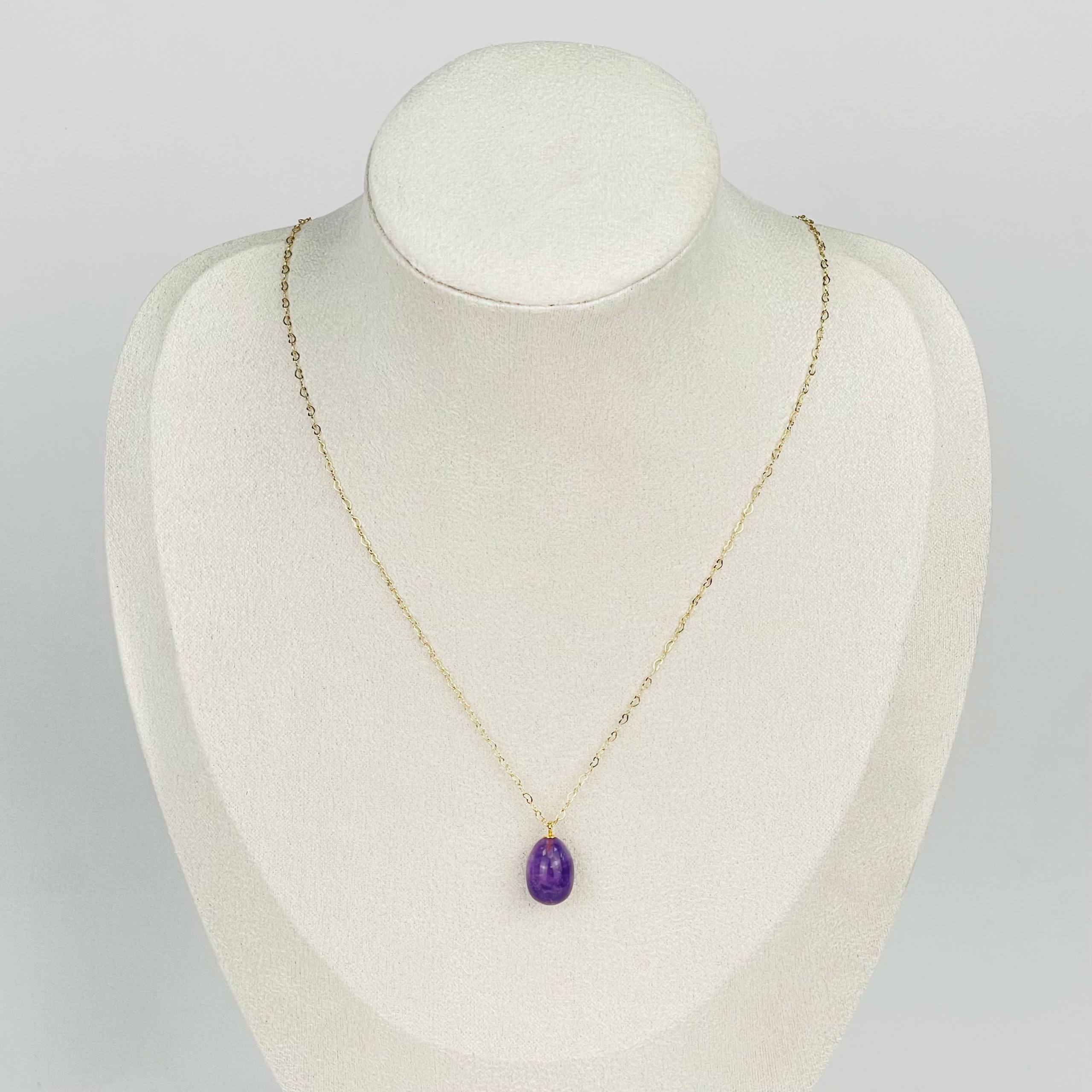 Кулон на цепочке из Аметиста - изображение товара №1