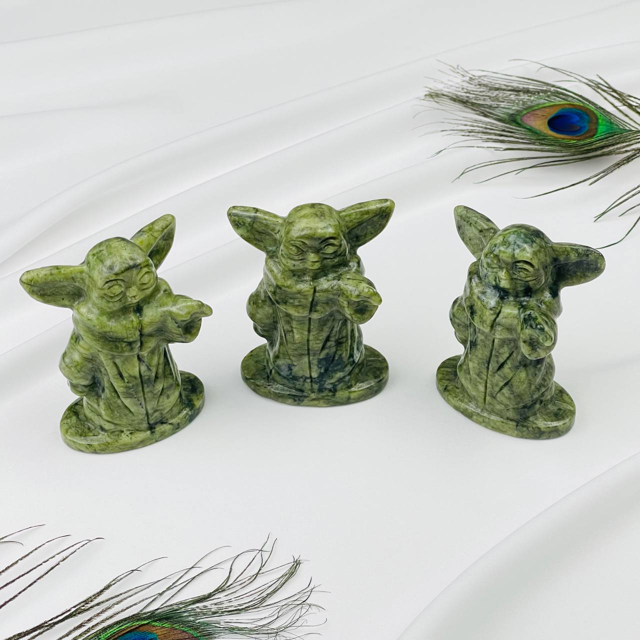 Статуэтка Грогу из Змеевика - изображение товара №1