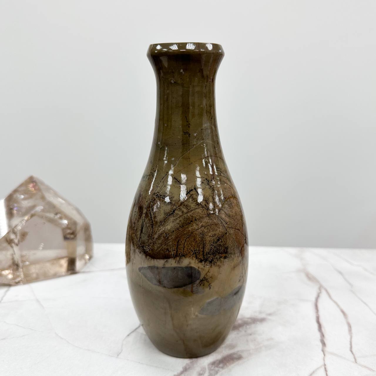 Ваза из дендритовой Яшмы - изображение товара №1