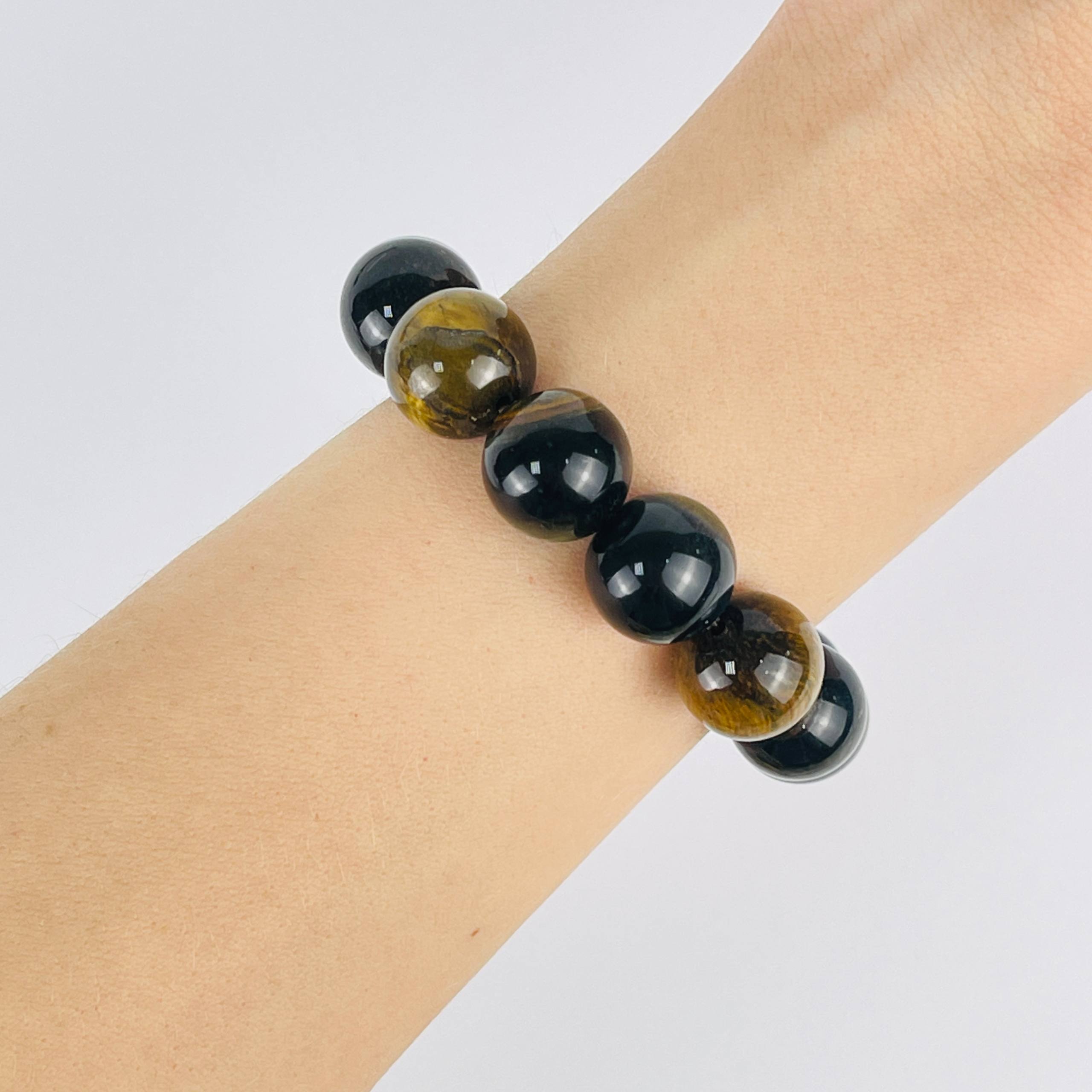 Браслет из Тигрово-Соколиного глаза - изображение товара №1