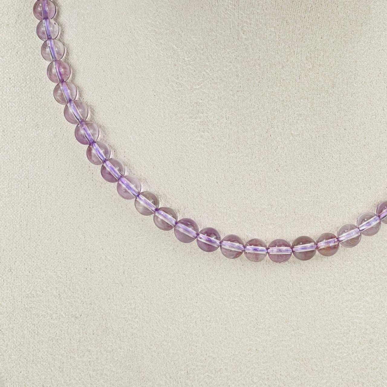 Колье из лавандового Аметиста - изображение товара №2
