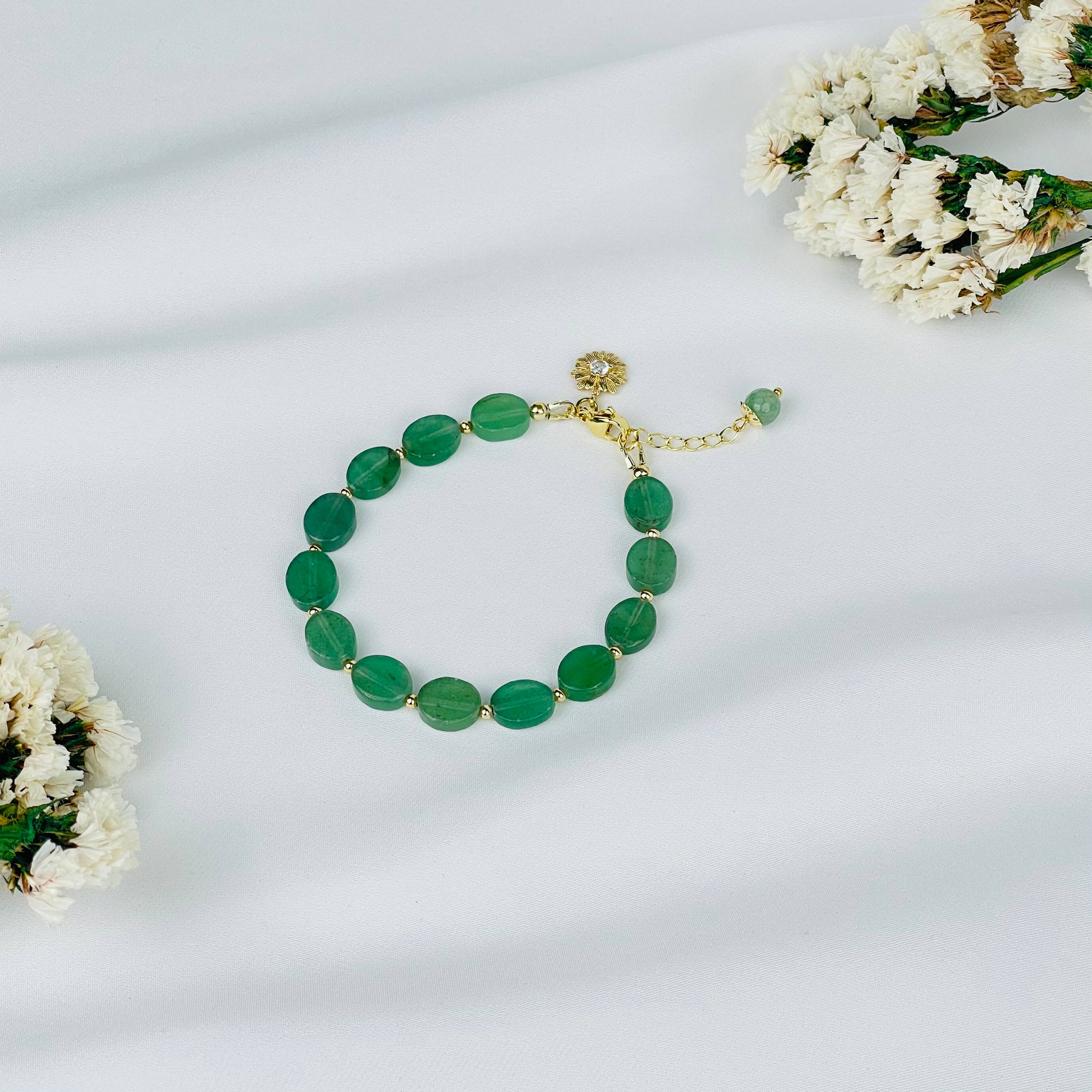 Браслет из Авантюрина - изображение товара №1