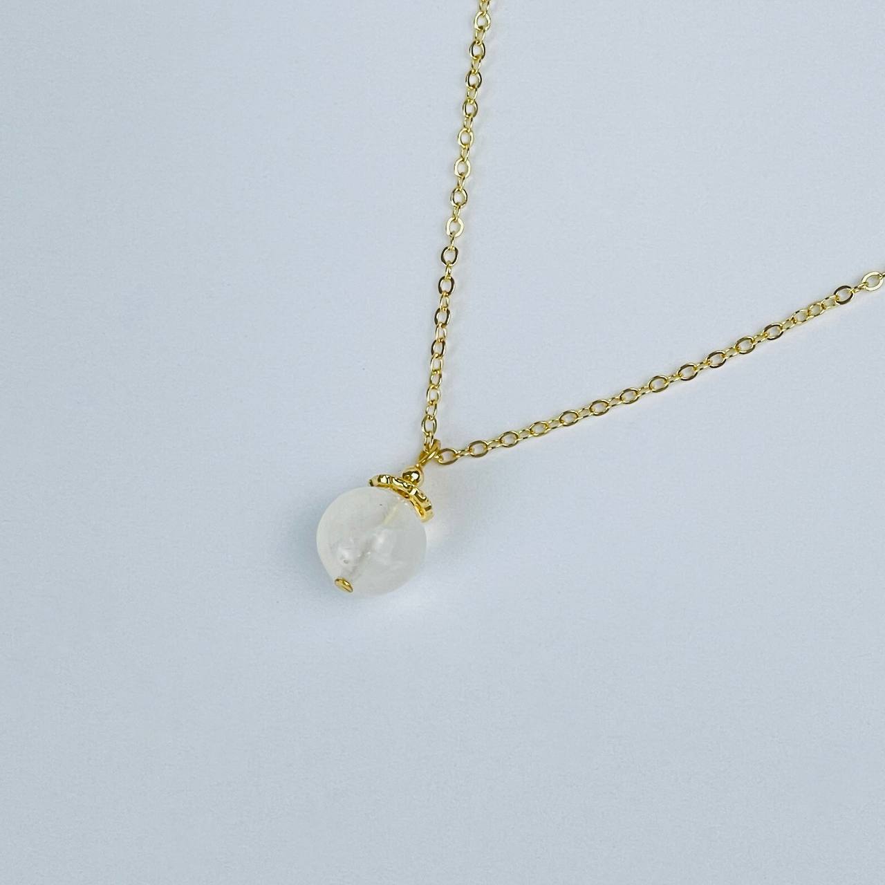 Кулон на цепочке из Лунного камня - изображение товара №2