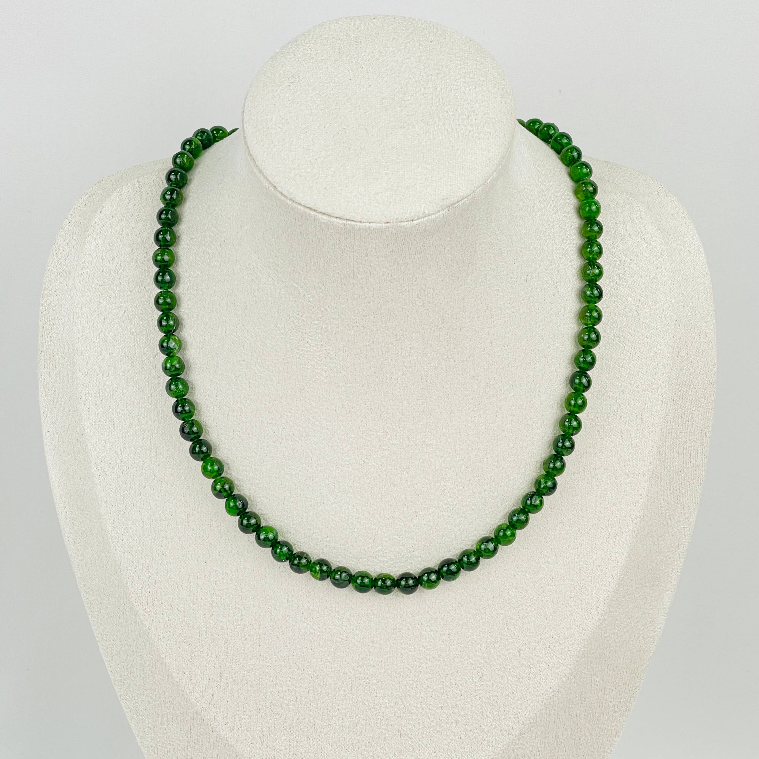 Колье из Хромдиопсида - изображение товара №0