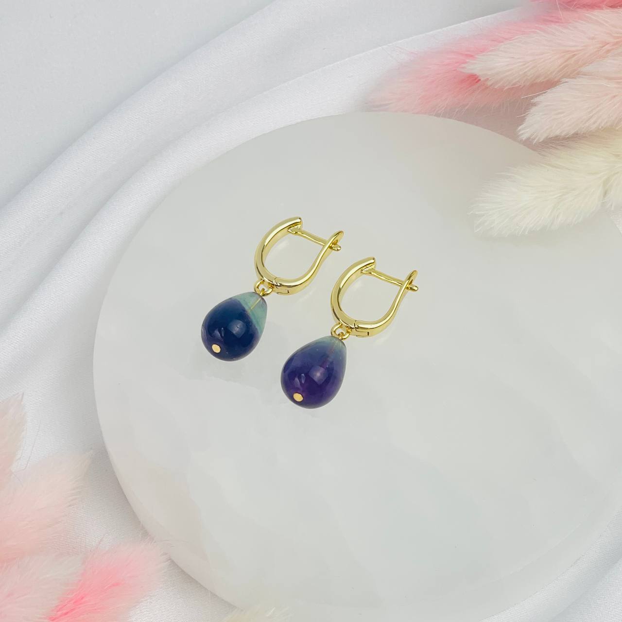 Серьги из Флюорита - изображение товара №2