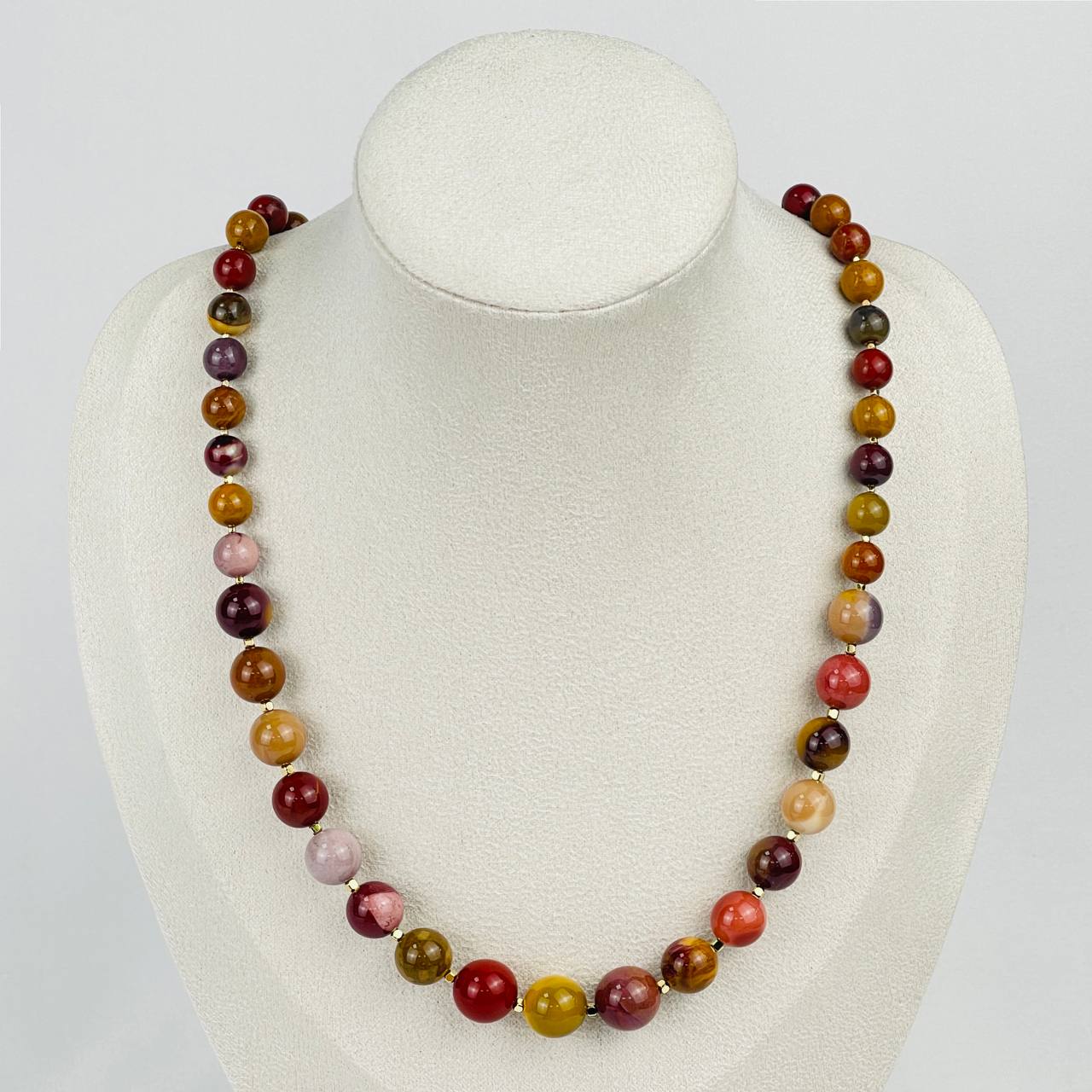 Колье на увеличение из Яшмы (Мукаит) - изображение товара №1