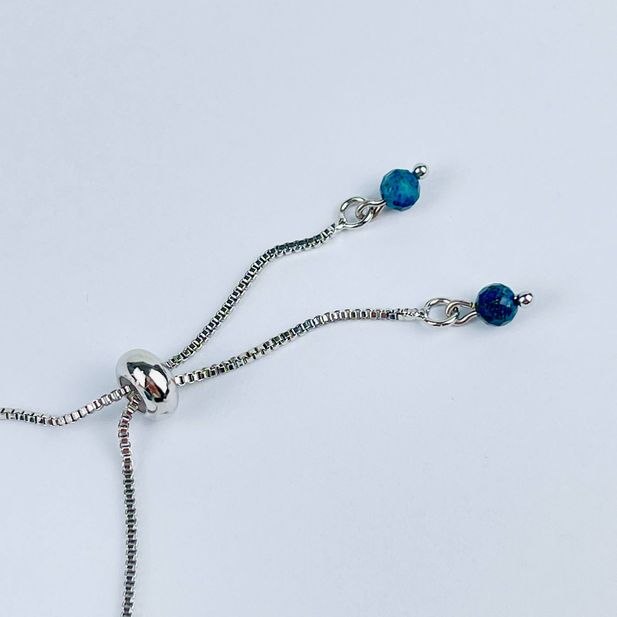 Браслет регулируемый с Азуритом - изображение товара №3