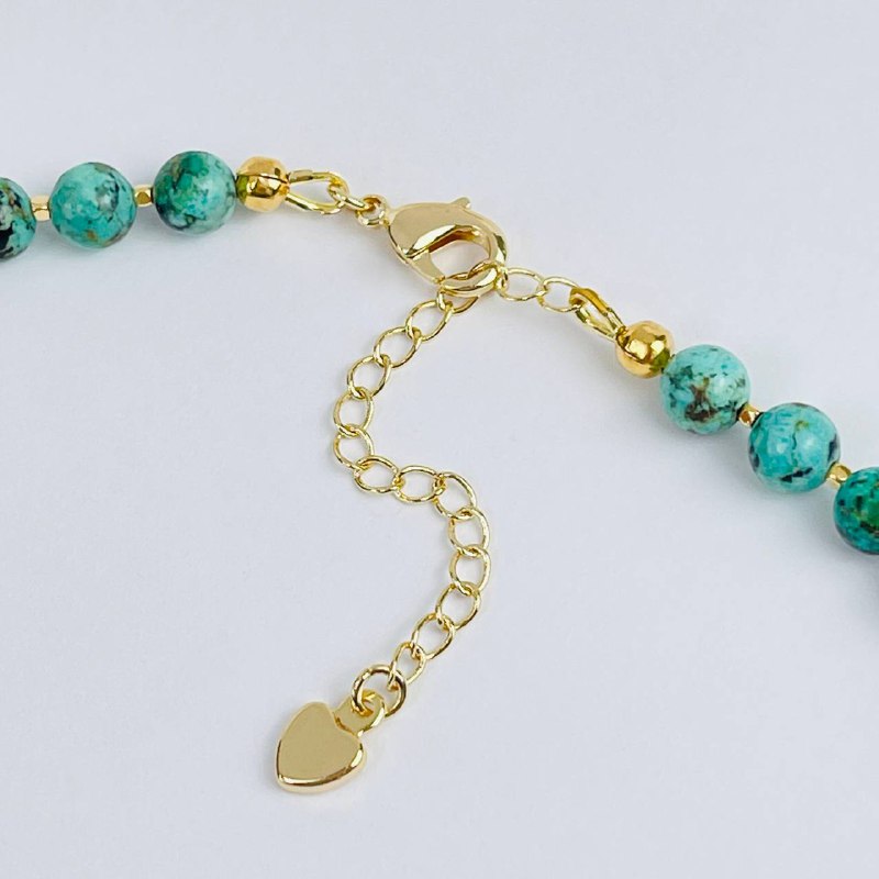 Колье из Хризоколлы - изображение товара №3