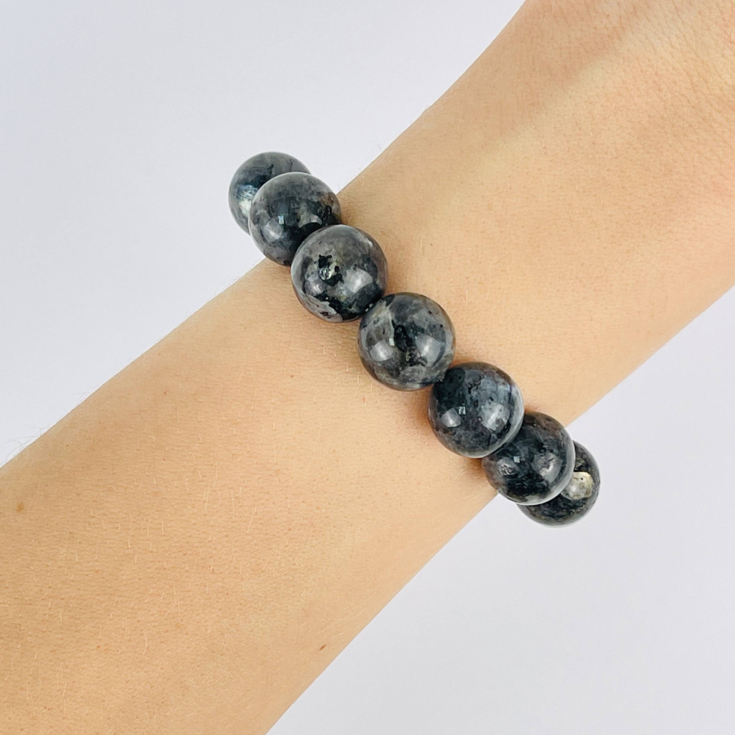 Браслет из Лабрадора (Лаврикит) - изображение товара №0