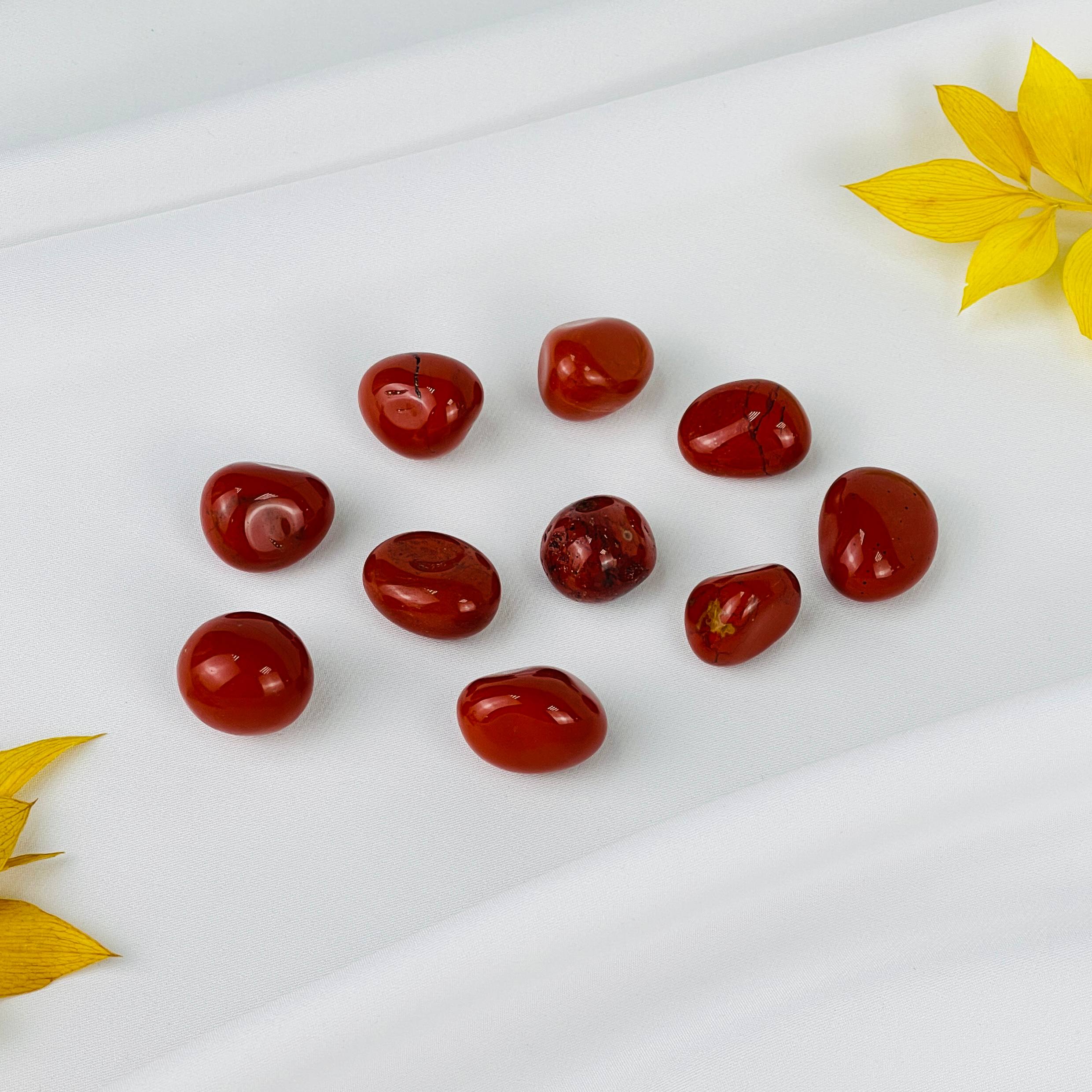 Галтовка из кирпичной Яшмы (25 шт) - изображение товара №1