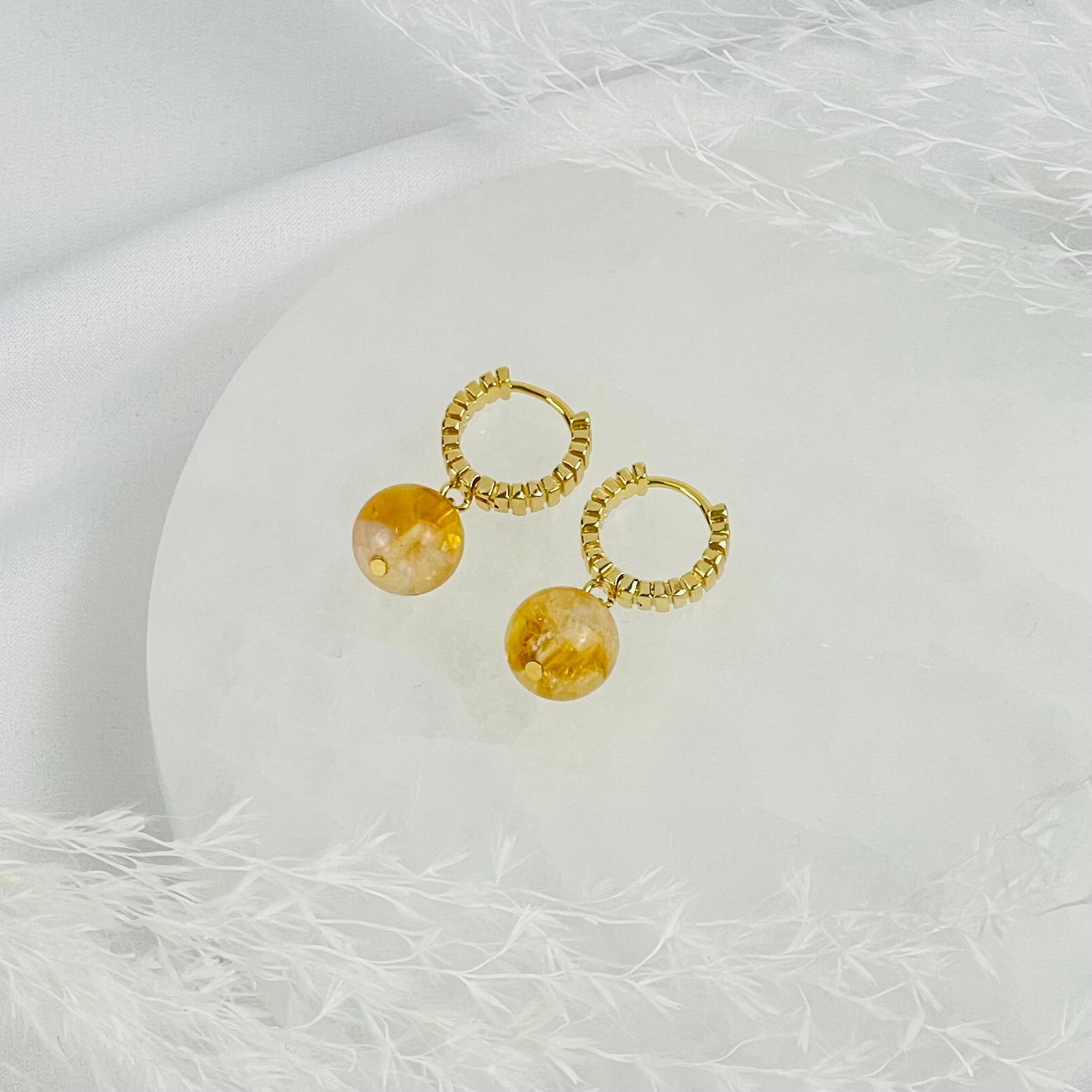 Серьги из Цитрина - изображение товара №2