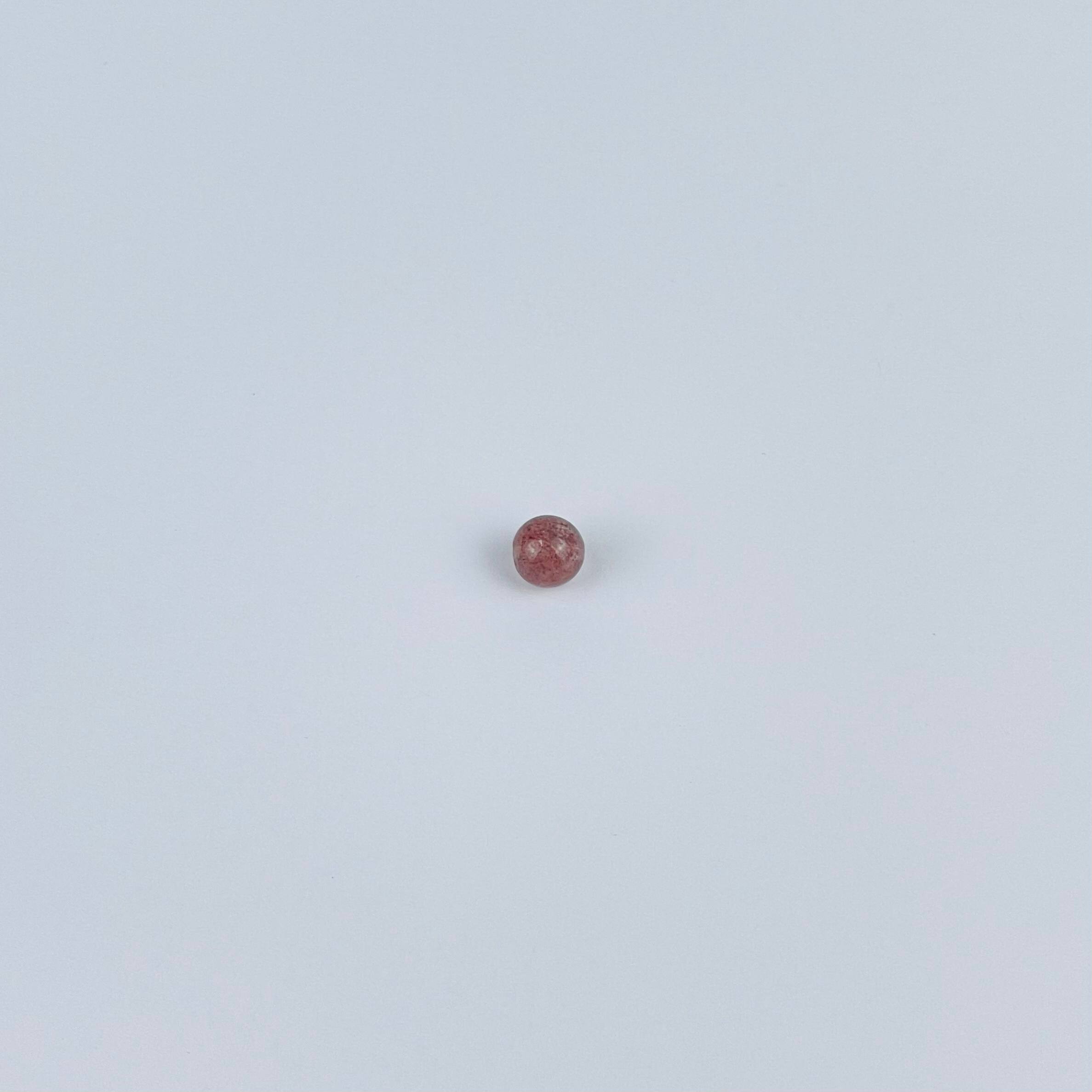 Бусины для украшений из Клубничного кварца (5 шт) - изображение товара №2