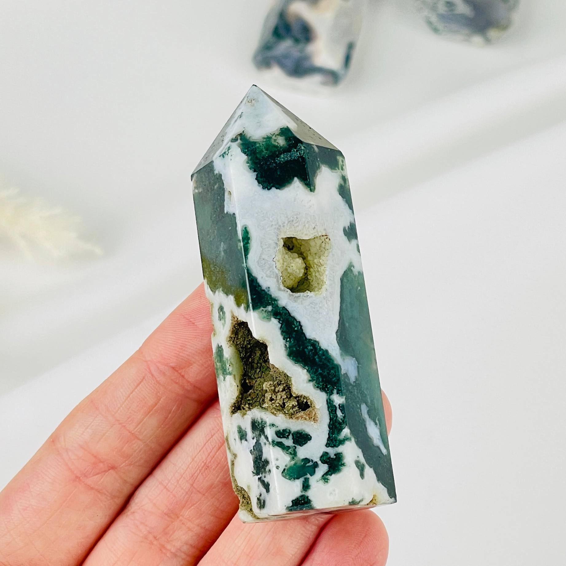 Кристалл из Агата мохового - изображение товара №2