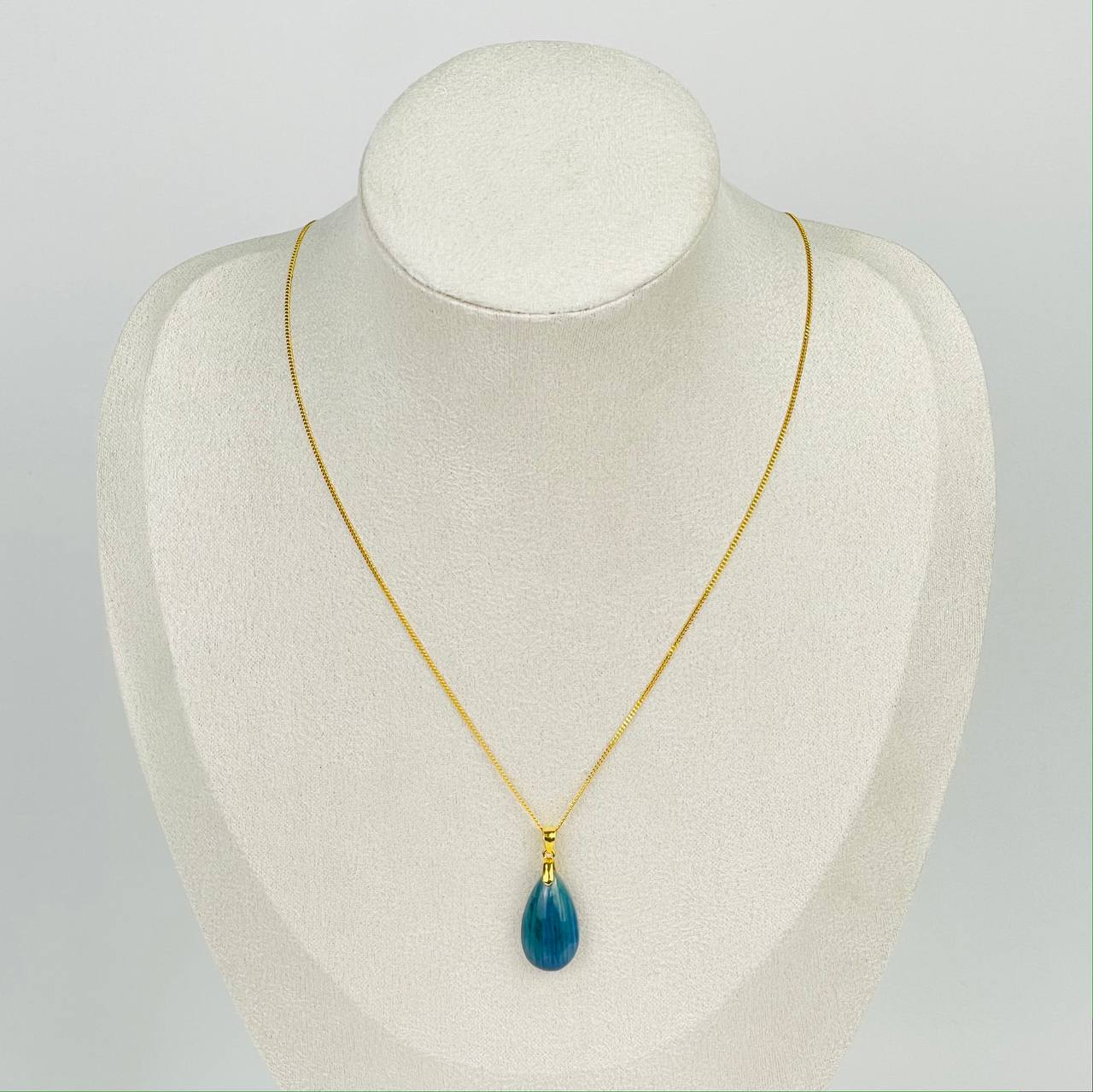 Кулон на цепочке из Кианита - изображение товара №2