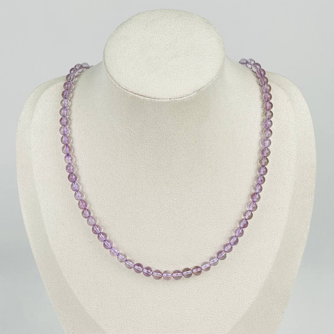 Колье из лавандового Аметиста - изображение товара №0