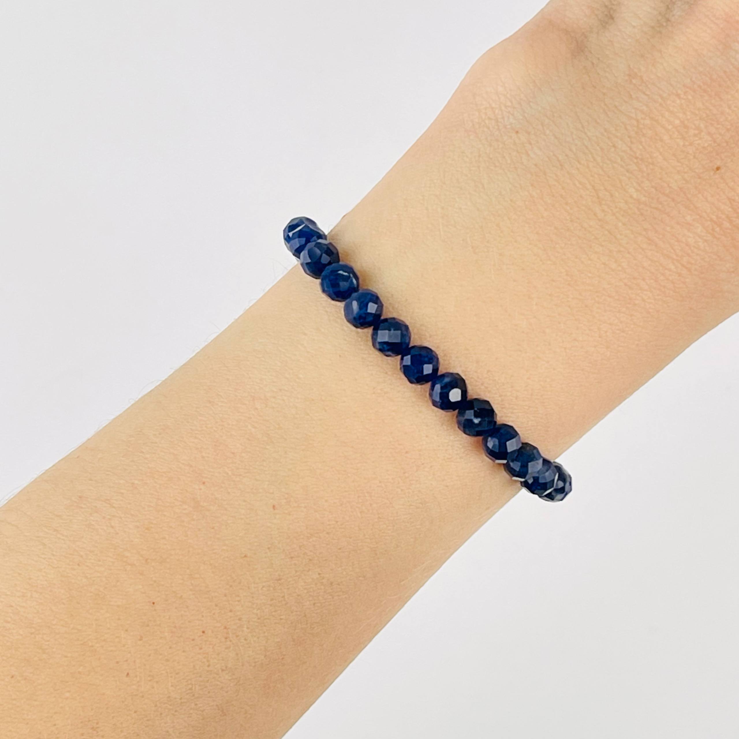 Браслет из Содалита (градиент) - изображение товара №0