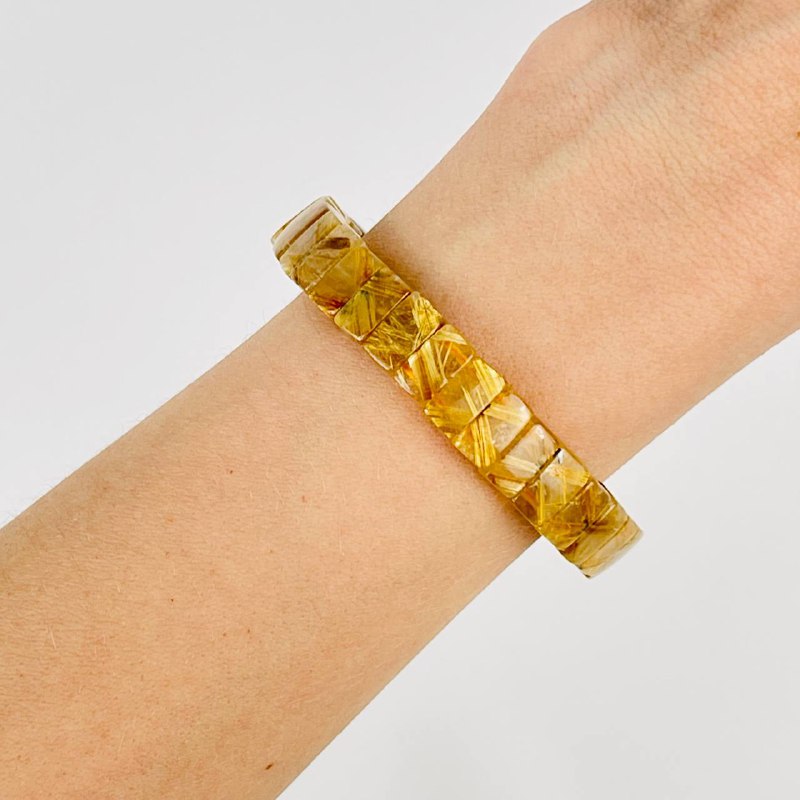 Браслет из Рутилового кварца с включением Титана - изображение товара №2 Браслет из Рутилового кварца с включением Титана - изображение товара №1