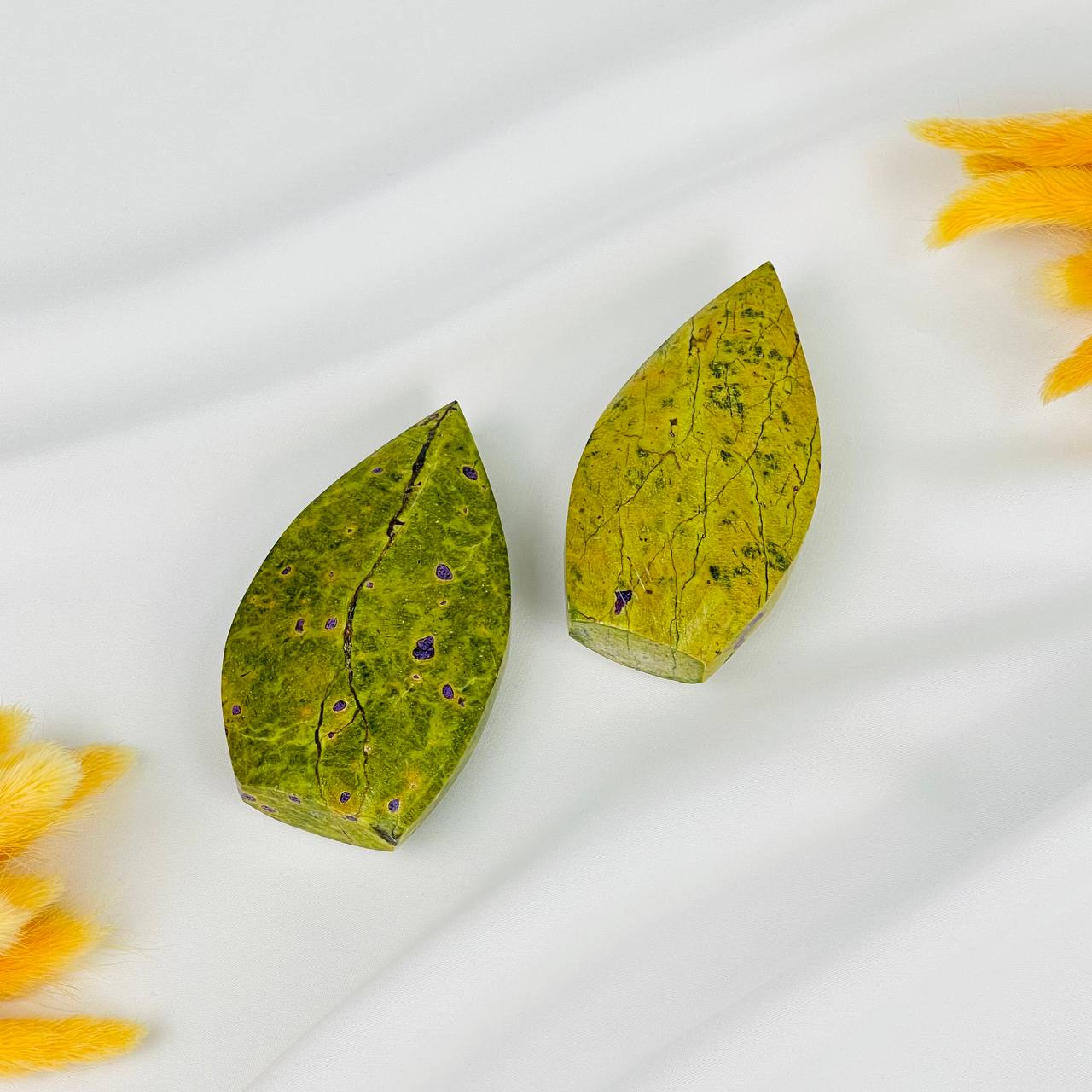 Свеча из Стихтита в змеевике - изображение товара №3