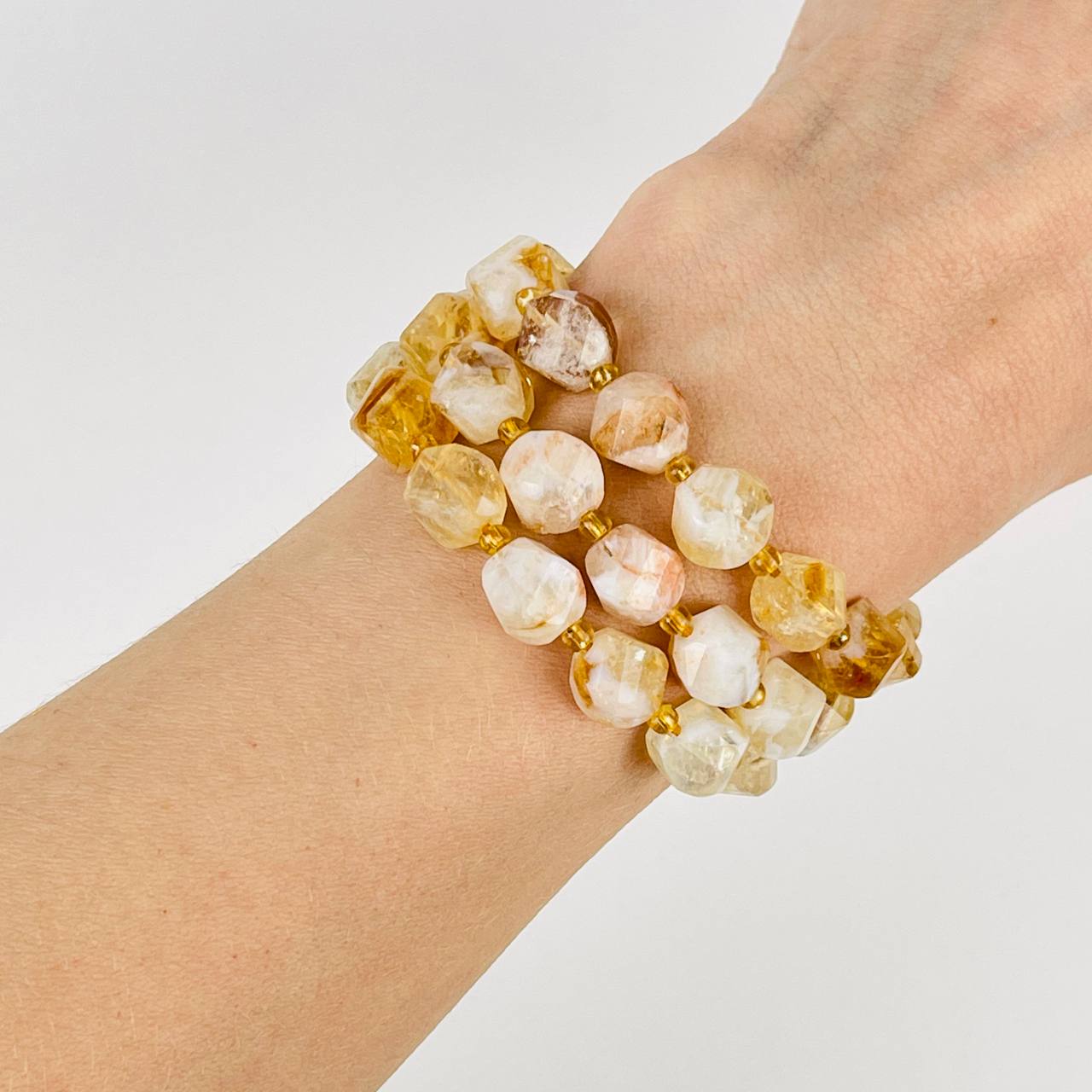 Бусины для украшений из Цитрина (32 бусины) - изображение товара №2