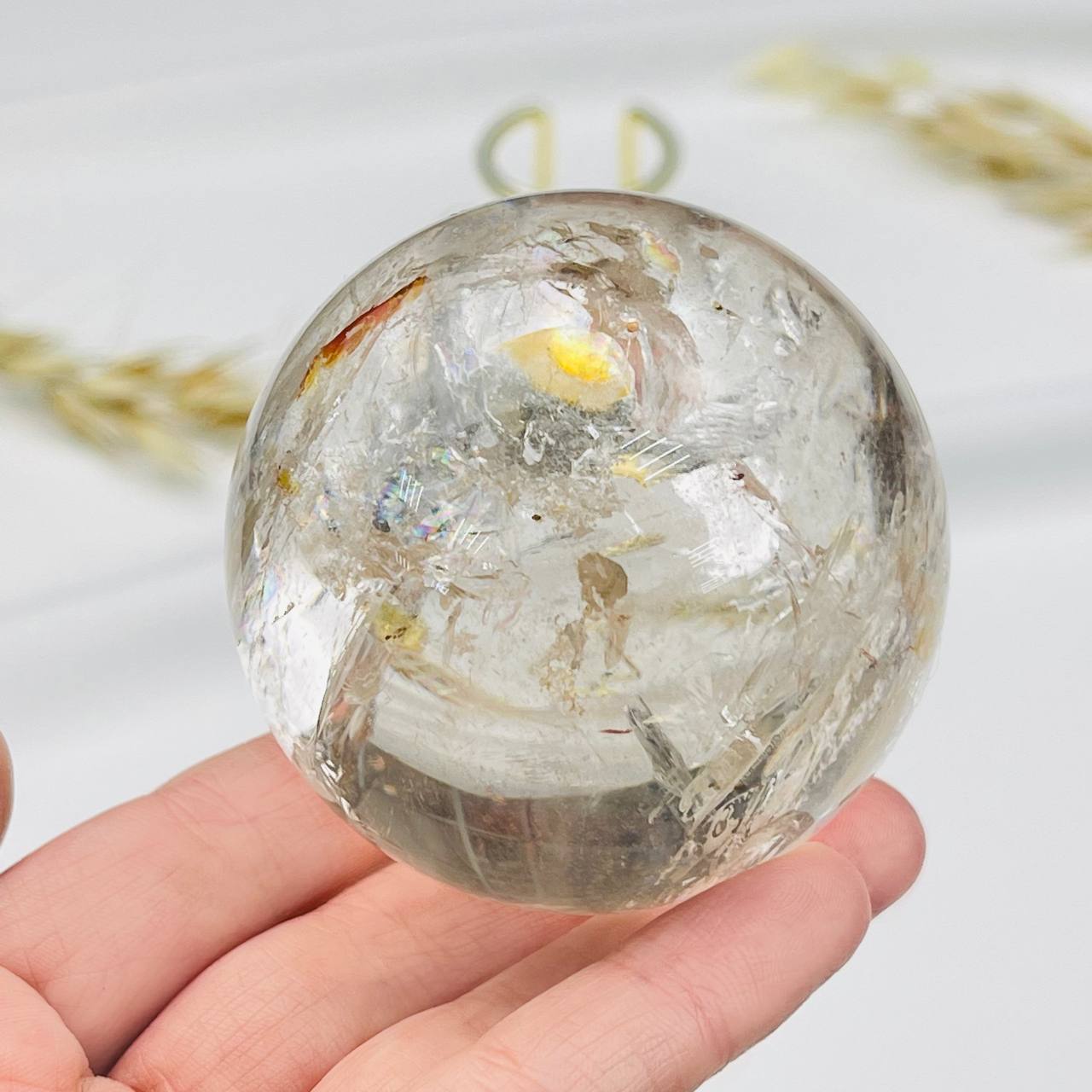 Шар из Горного Хрусталя на подставке - изображение товара №1