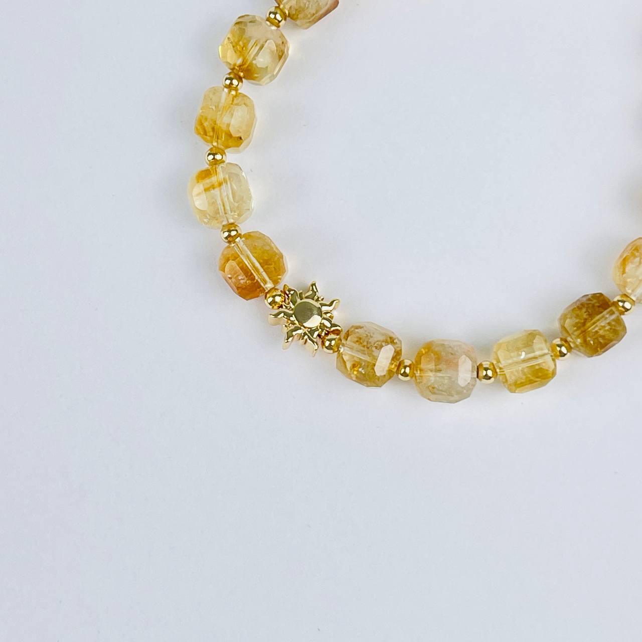 Браслет из Цитрина со вставкой - изображение товара №4