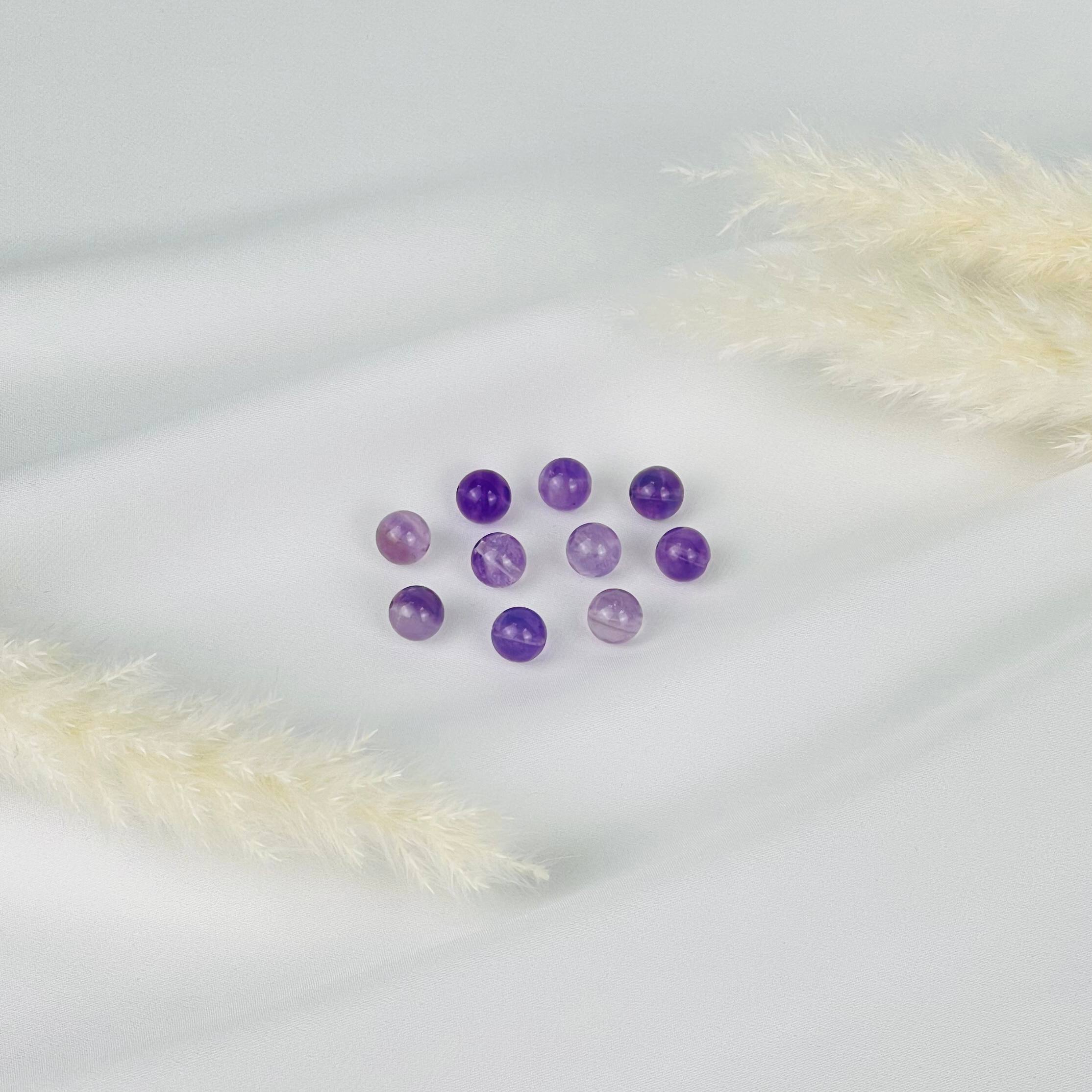 Бусины для украшений из Аметиста (10 шт) - изображение товара №1