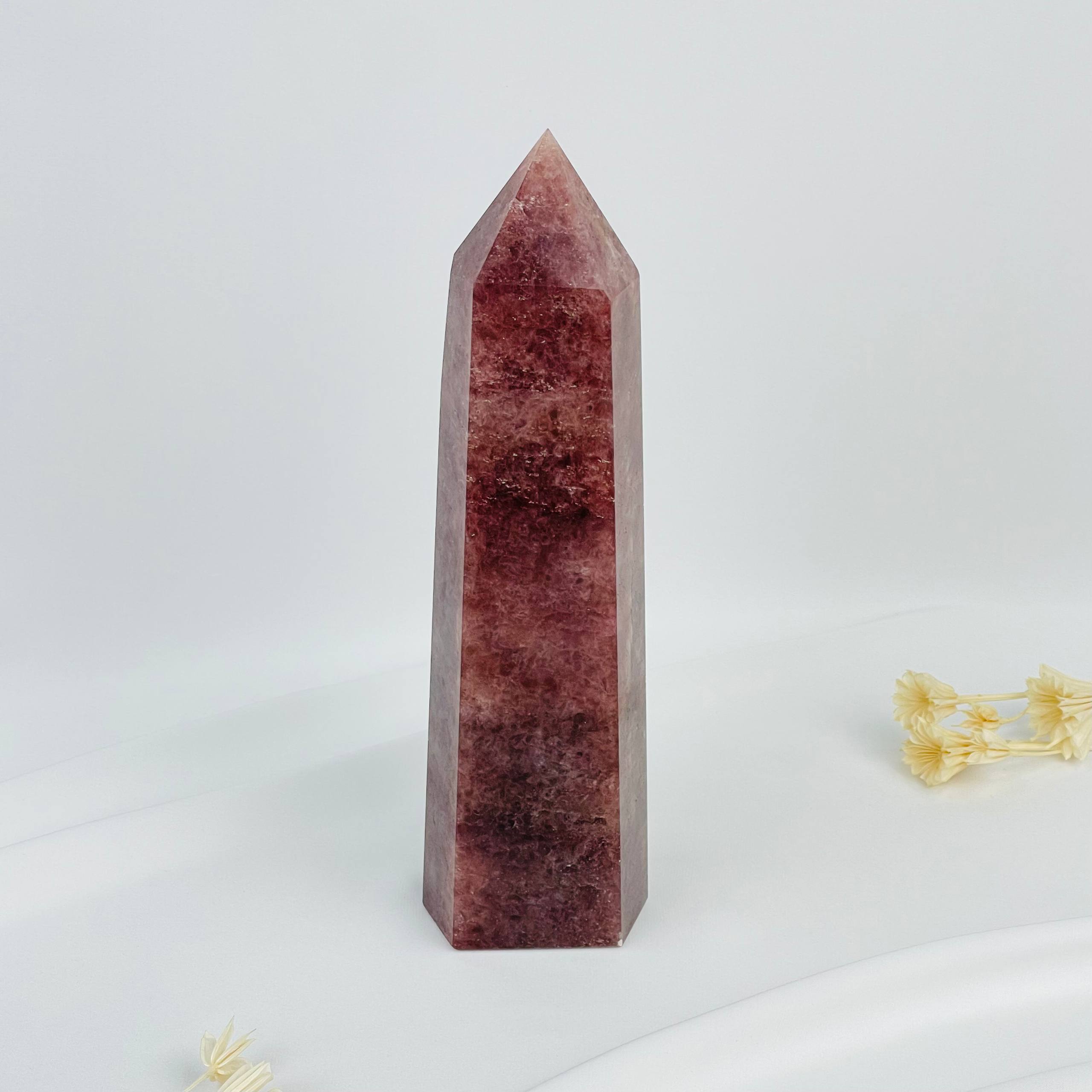 Кристалл из Клубничного кварца - изображение товара №1