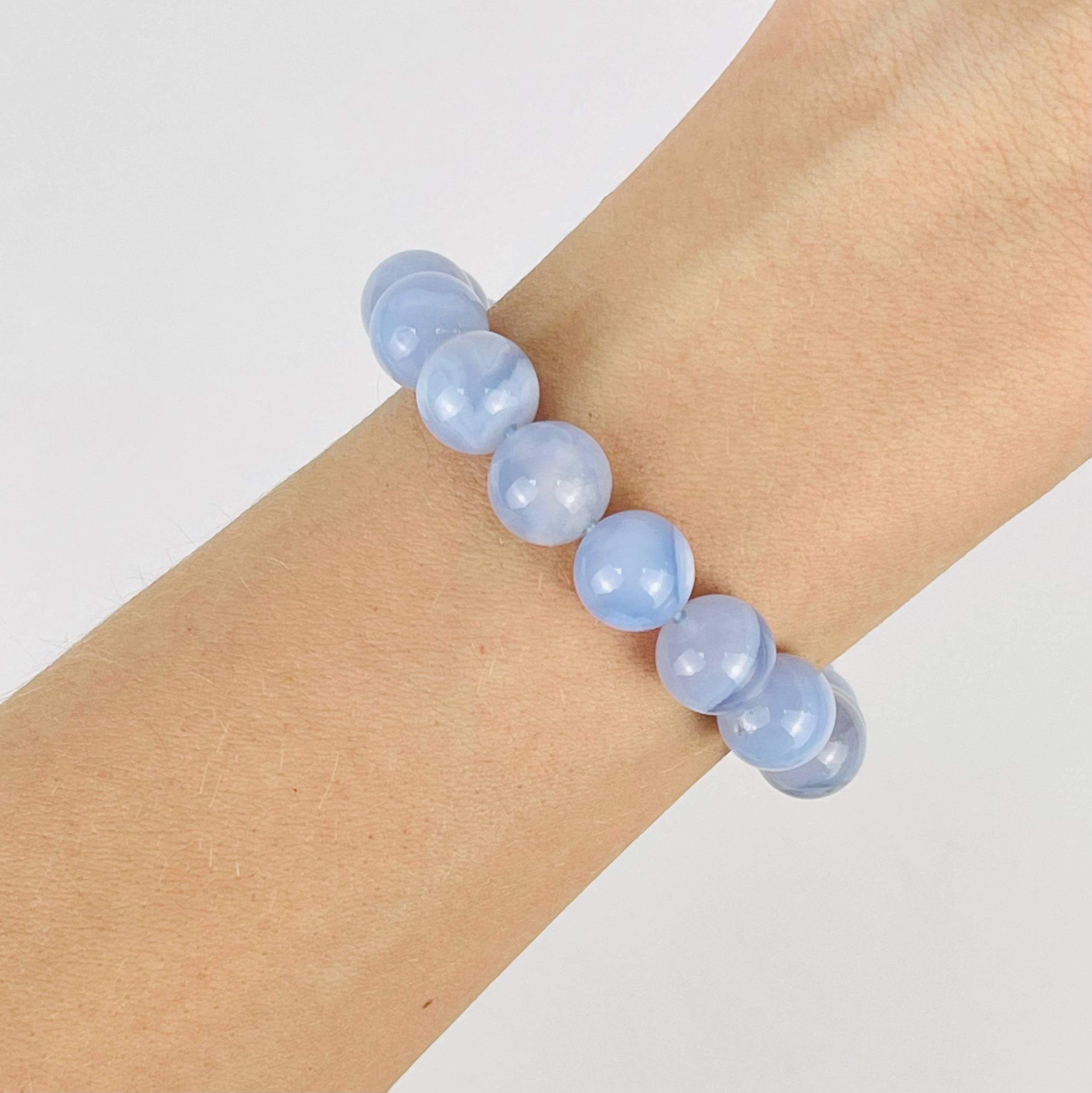 Браслет из Голубого агата - изображение товара №0