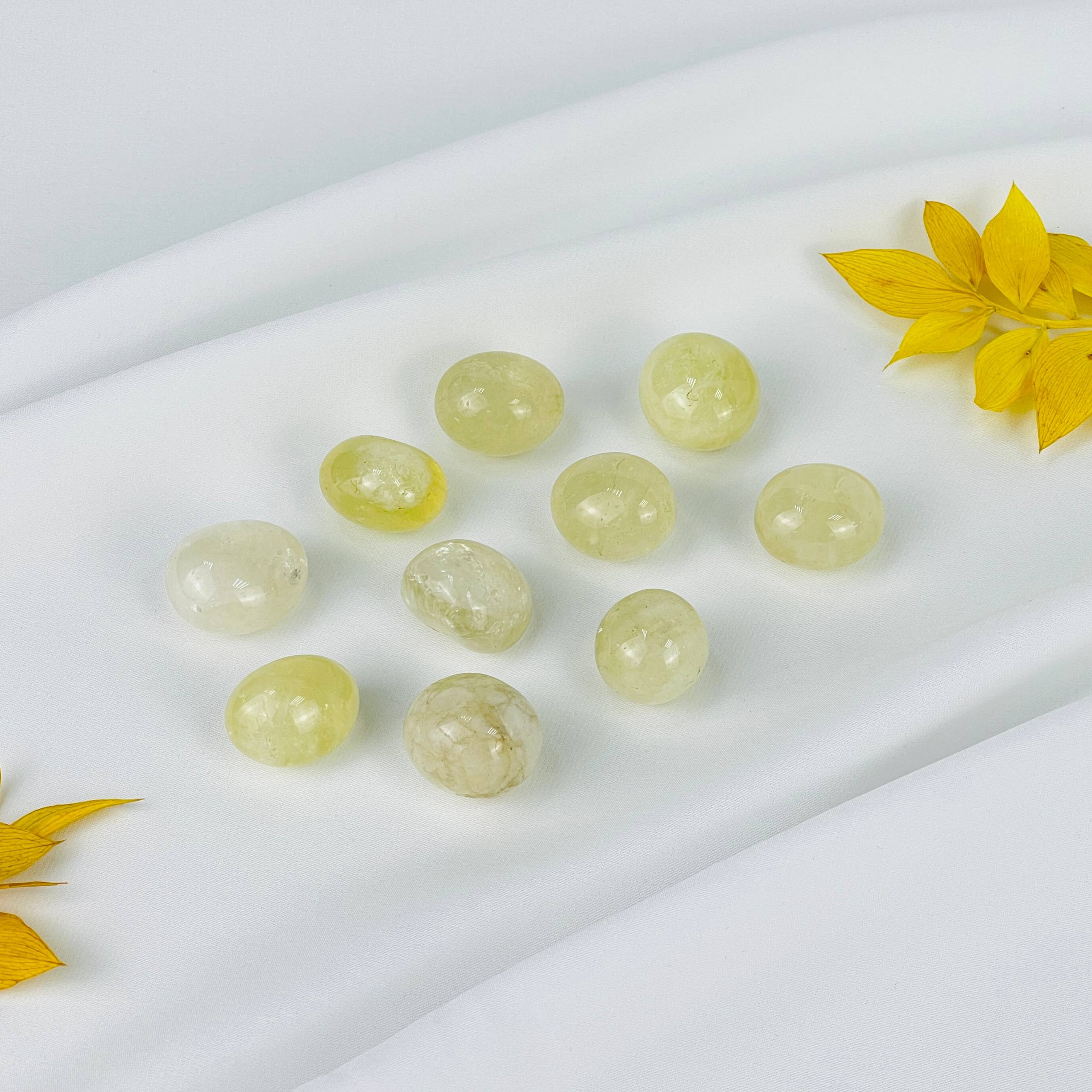 Галтовка из Цитрина (25 шт) - изображение товара №1