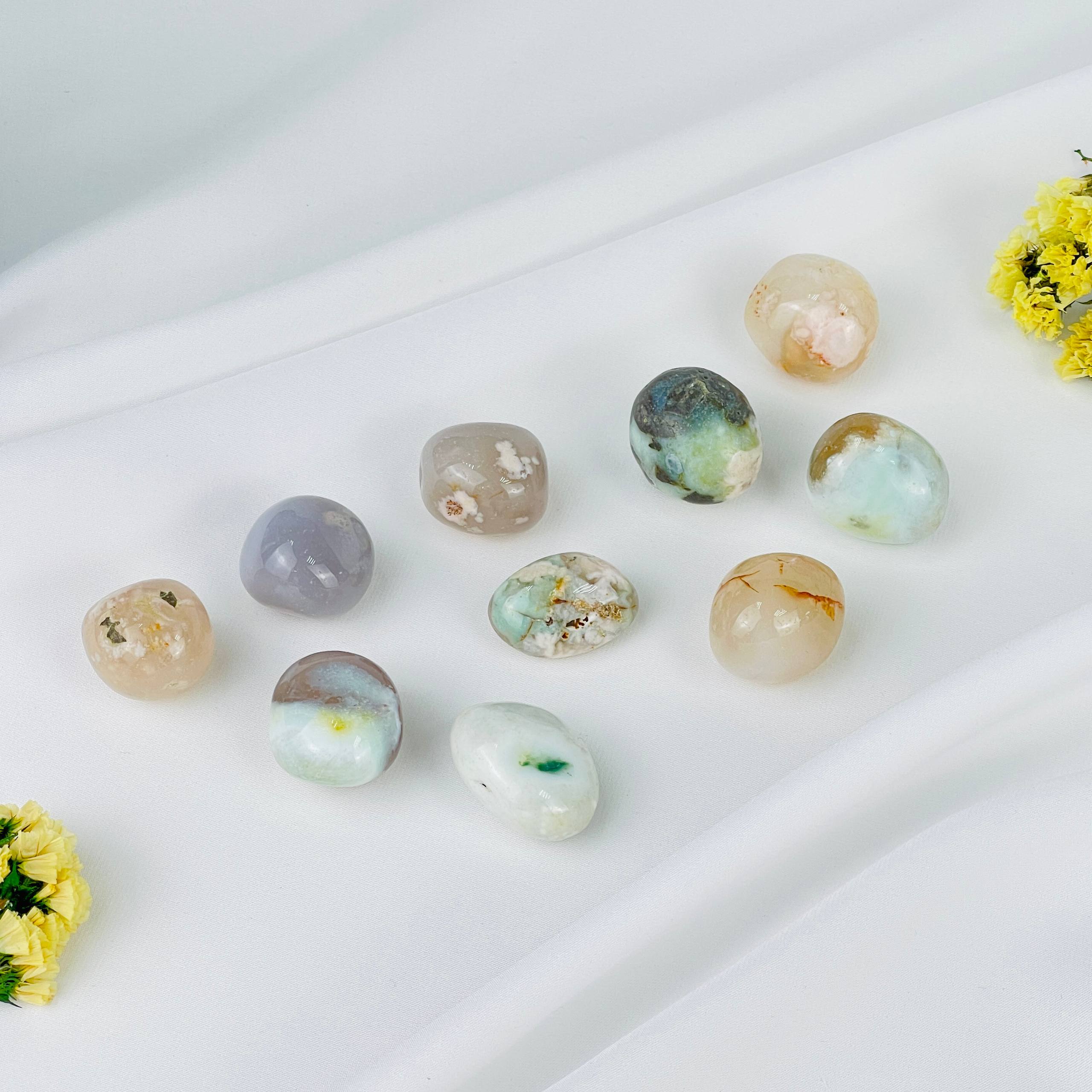 Галтовка из Агата (10 шт) - изображение товара №1