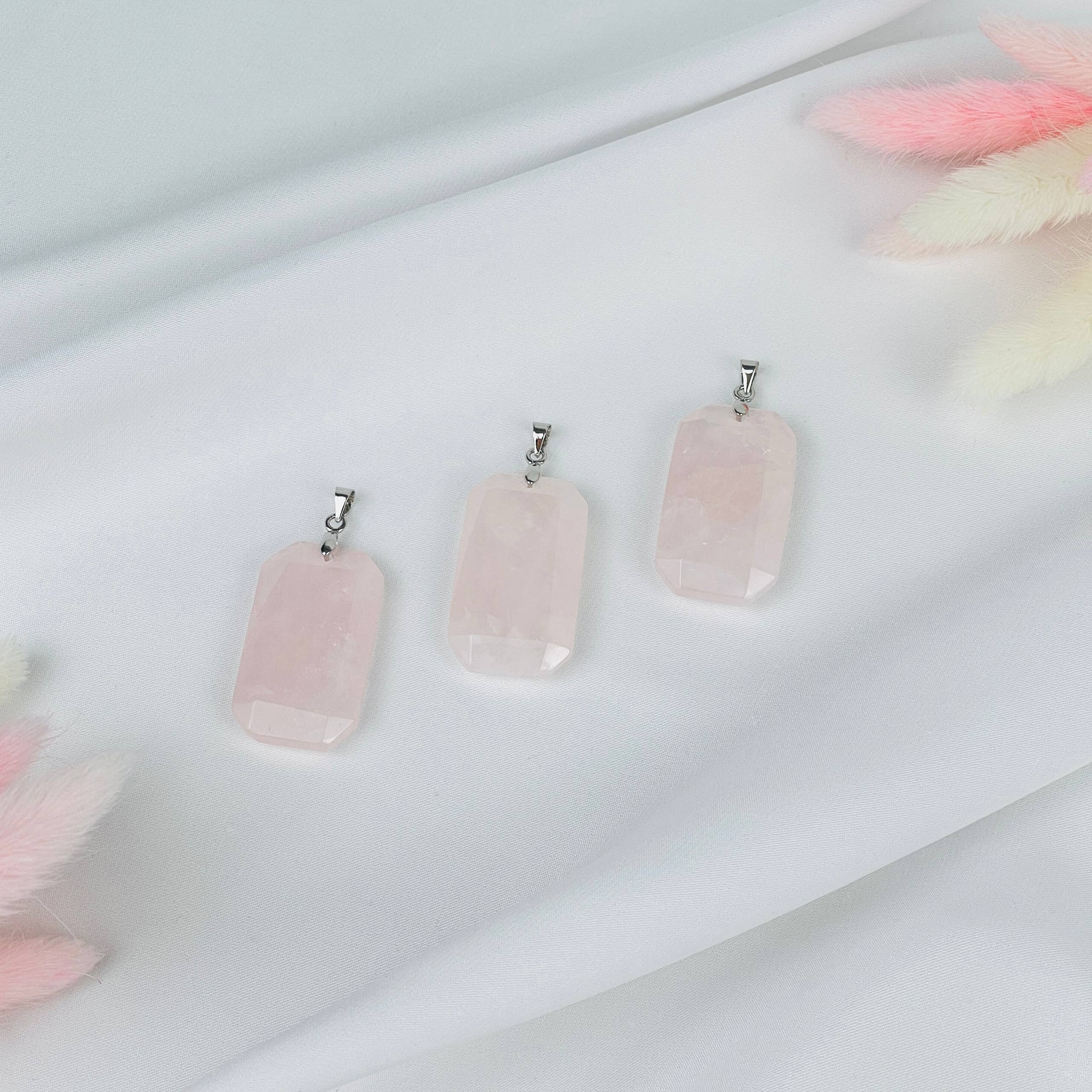 Кулон из Розового кварца - изображение товара №0