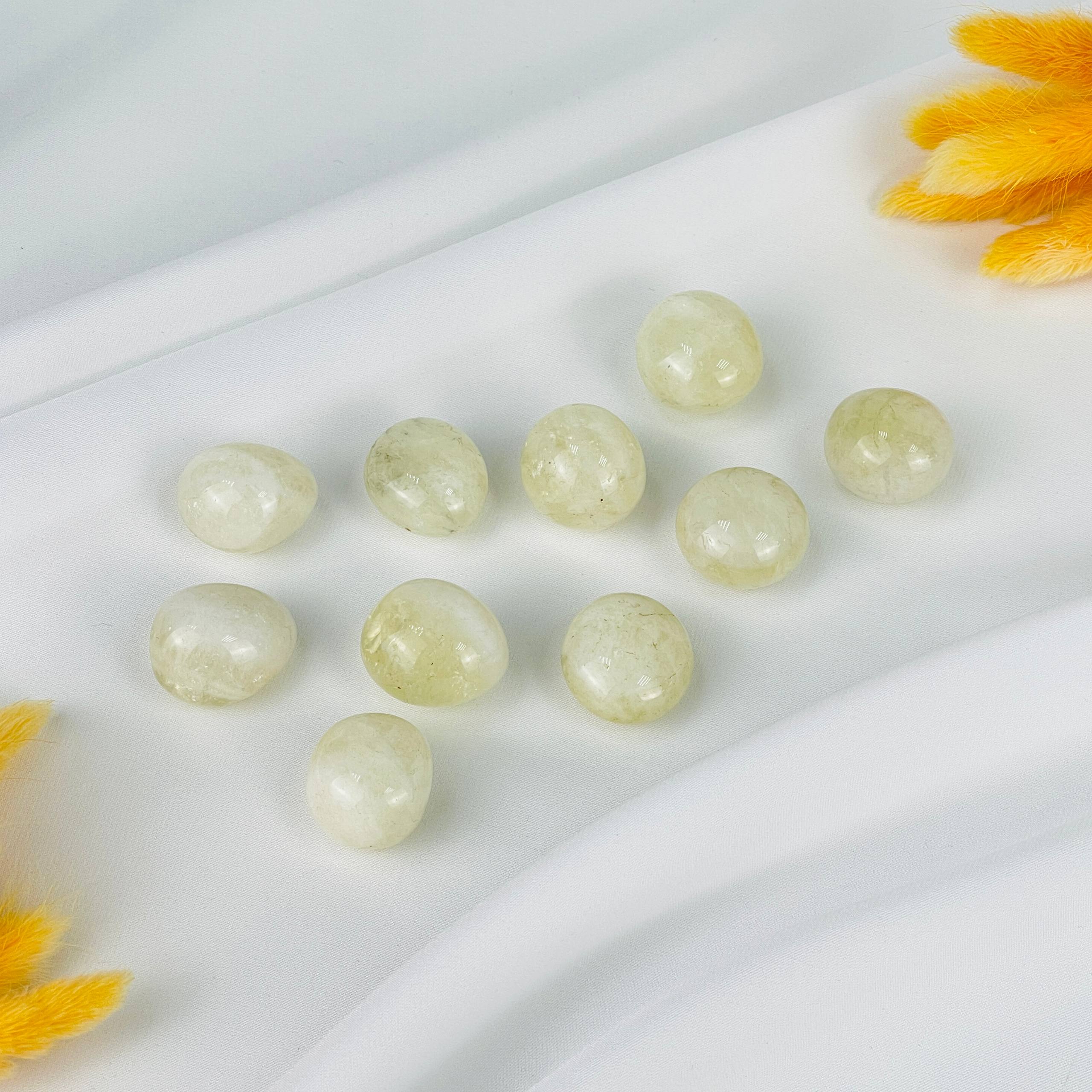 Галтовка из Цитрина (25 шт) - изображение товара №1