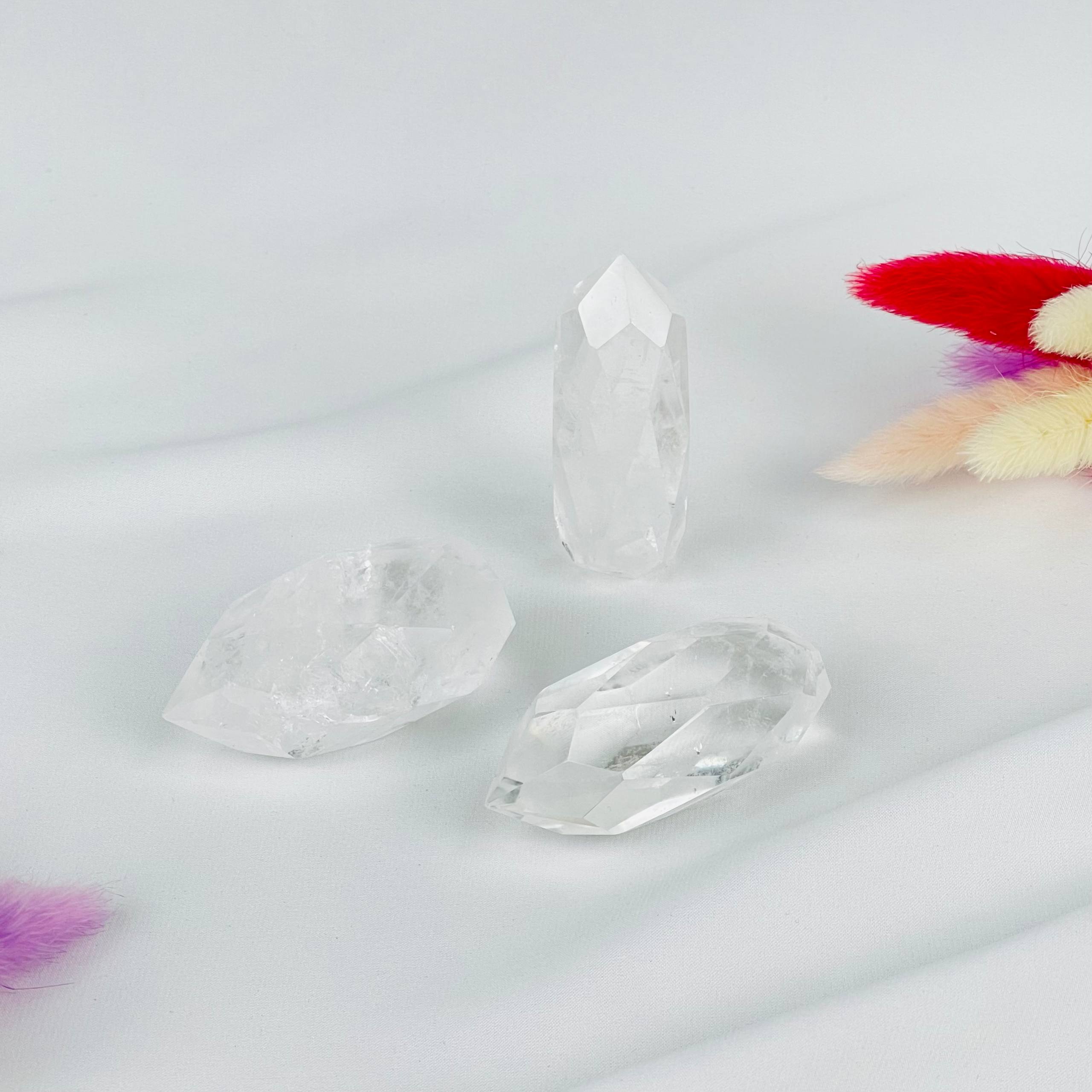 Кристалл из Горного Хрусталя сакральная геометрия Воздух - изображение товара №0