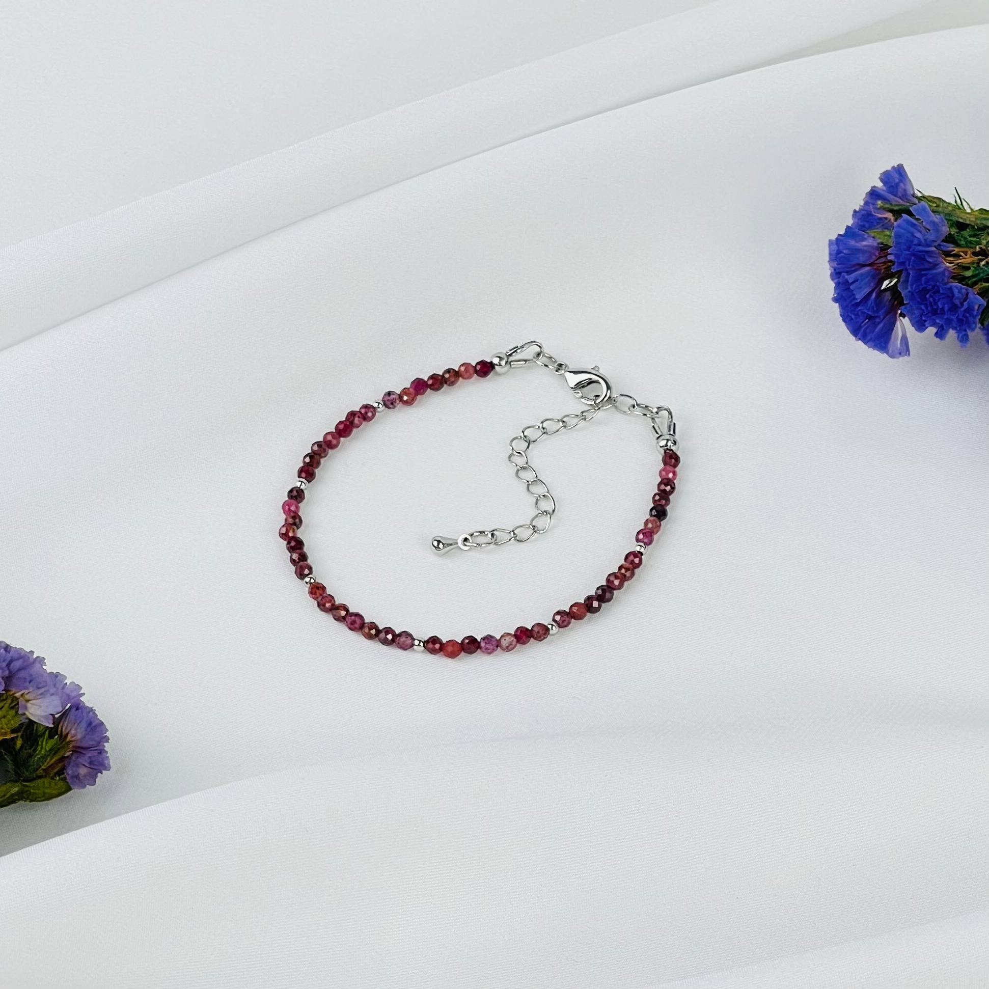 Браслет из Корунда (Рубин) - изображение товара №2