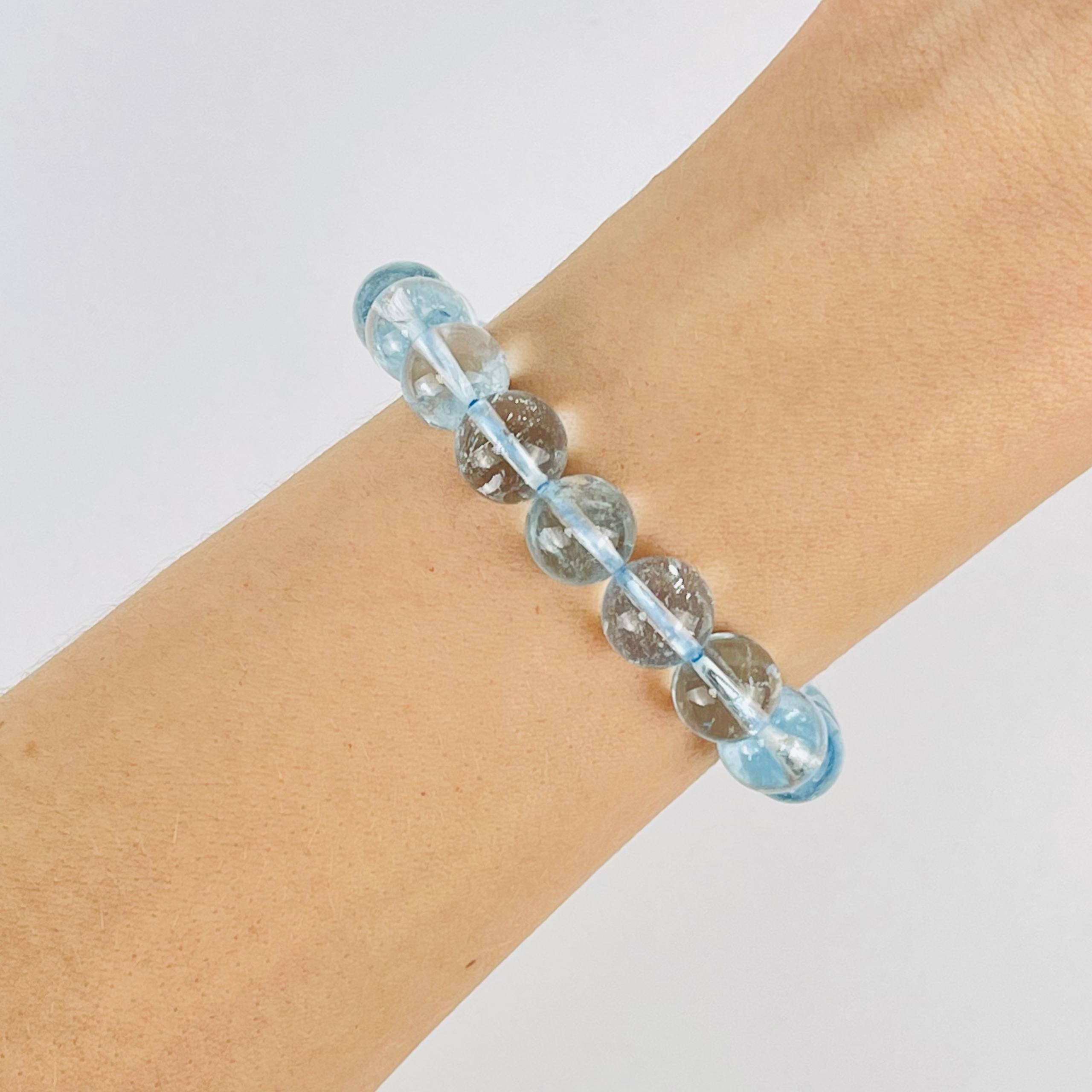 Браслет из голубого Топаза - изображение товара №0