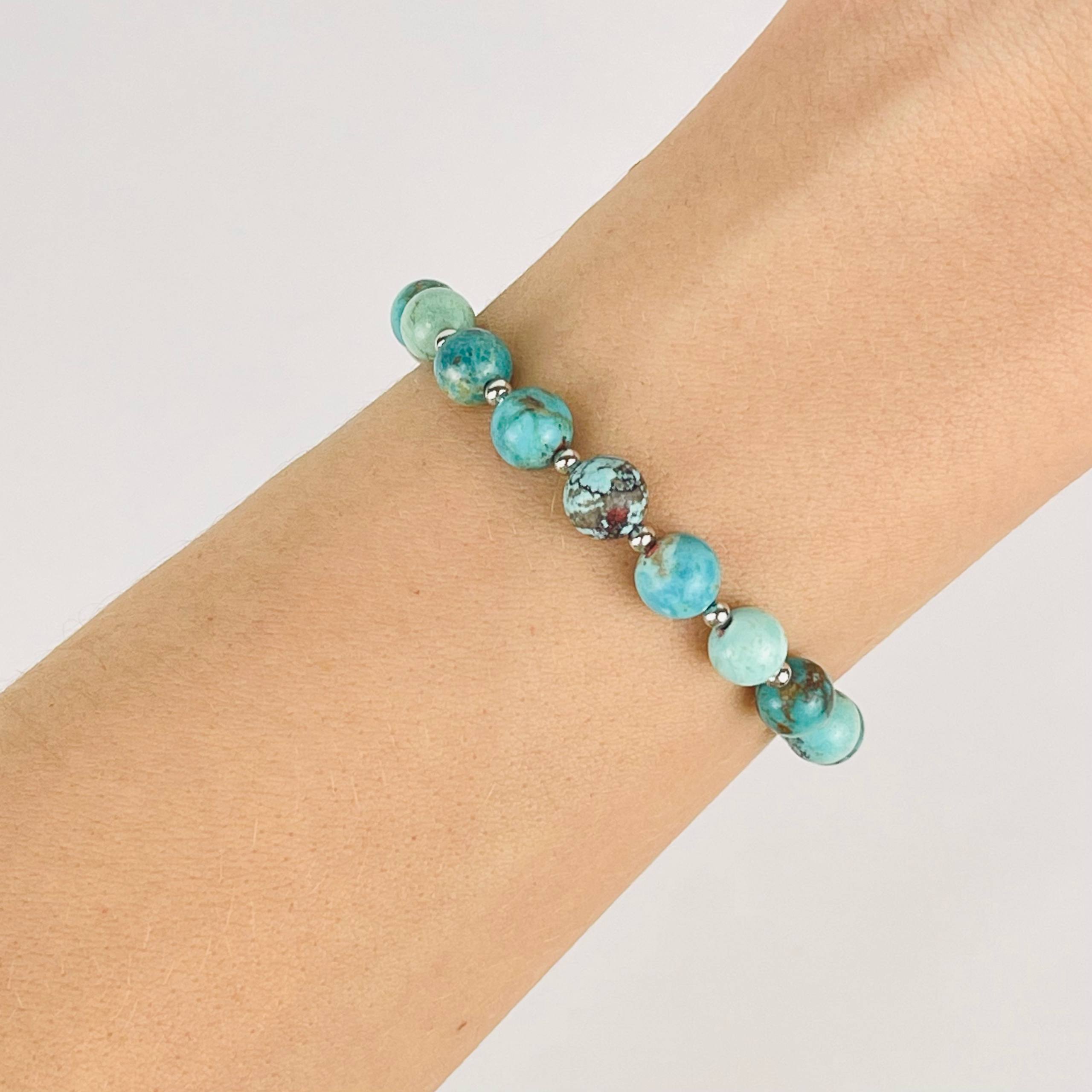 Браслет регулируемый из Бирюзы  - изображение товара №2