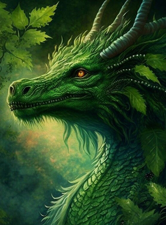 Зеленый деревянный Дракон — символ 2024 года